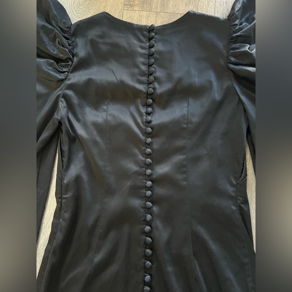 Rare! French connection avant garde puff sleeve Victorian button dress. Size 2 - Picture 7 of 13
